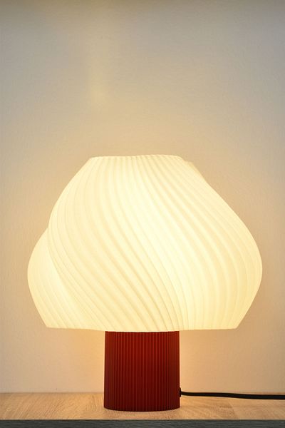 Deep Teknoloji CreamAura Modern Red Lampshade