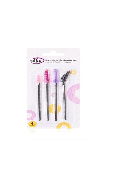 eklips Комплект за оформяне на вежди и мигли 4 части
