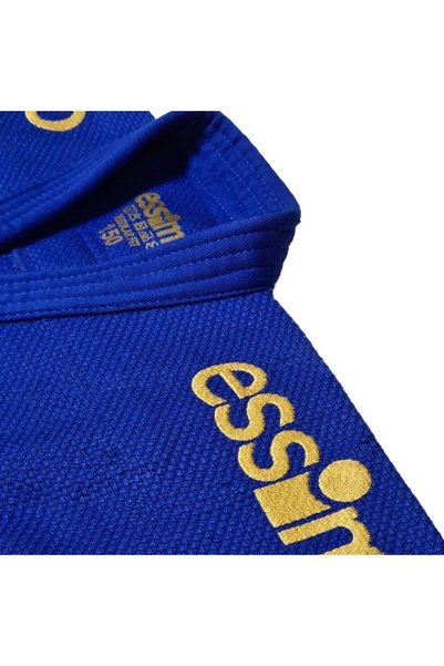 Essimo Ijf Approved Gold Judo Uniform Blue Judogi