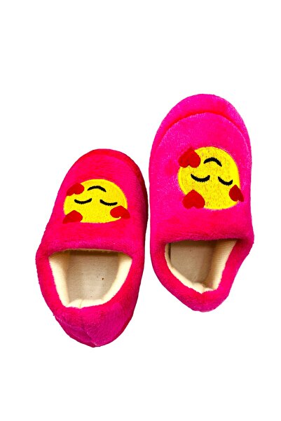 MUSCO شبشب لطيف على شكل وجه إيموجي للفتيات الصغيرات في المنزل والمدرسة والحضانة