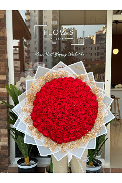 Online 101 Adet 'li Gül Buketi Isteme Çiçeği