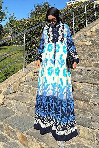 Cockatoo Γυναικείο καλοκαιρινό φόρεμα με σχέδιο 100% βισκόζη oversized