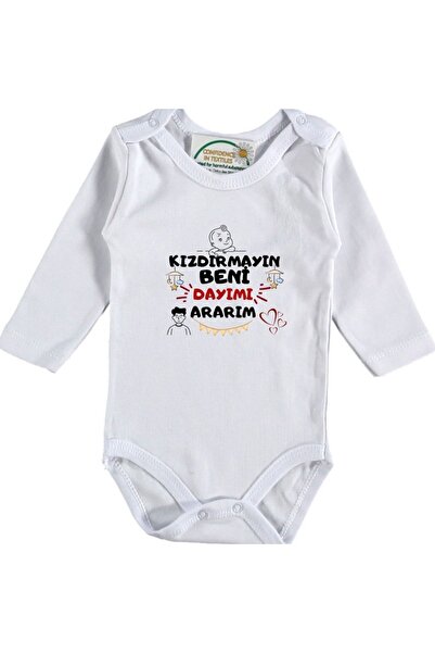Asilcomkids Don'T Tease Me, I'M Calling My Uncle Written Baby Girl Bodysuit