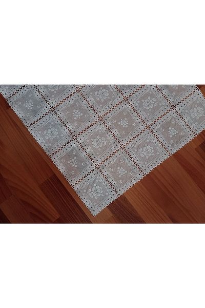Style Dantela PVC Husa raft frigider/Raft dulap anti-alunecare si husa sertar 1 Mt/Floră pătrată 11