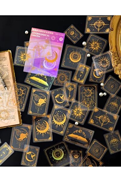 SF SCRAPBOOK KIRTASİYE 15 Parça Scrapbook / Bullet / Vintage Varaklı Sticker ...