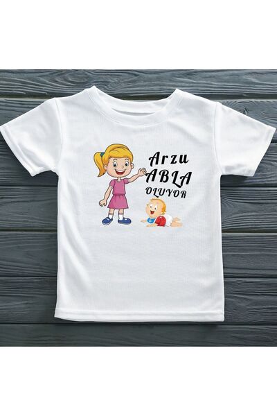 Asilcomkids Becoming a Big Sister Baby Boy T-Shirt