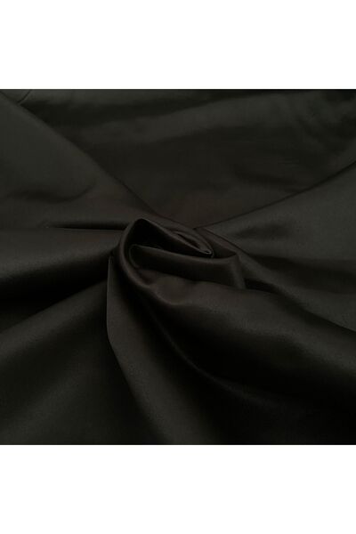 Akteks Чорна атласна тканина для сонцезахисних штор (ширина 280 см)