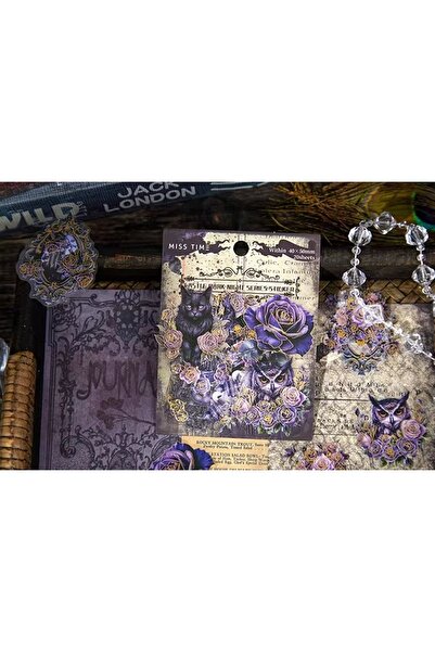 SF SCRAPBOOK KIRTASİYE 20parça Scrapbook / Vintage / Bullet / Journal / Dark ...