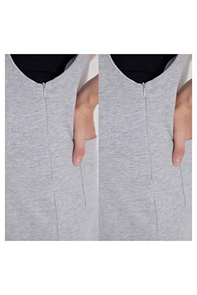 LİYACA Combed Cotton Maternity Gardener Jumpsuit