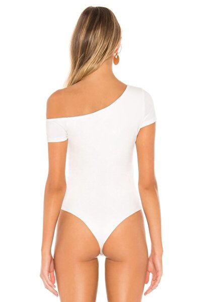 By Kul Design Білий асиметричний жіночий боді