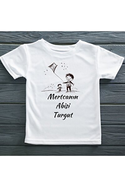 Personalized Children's Written T-Shirt with Kite Theme