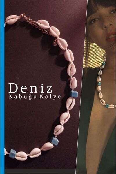 Ernesis Seashell and Glass Bead Detailed Necklace