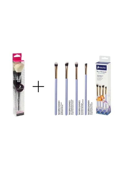 nascita Бъди русалка - 87+ професионален комплект четки за грим на очите