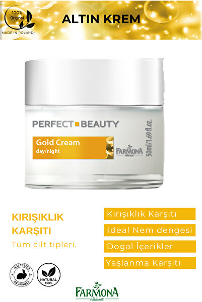 Farmona PERFECT BEAUTY GOLD CREAM / ALTIN GÜNDÜZ KREMİ (KIRIŞIKLIK KARŞITI)