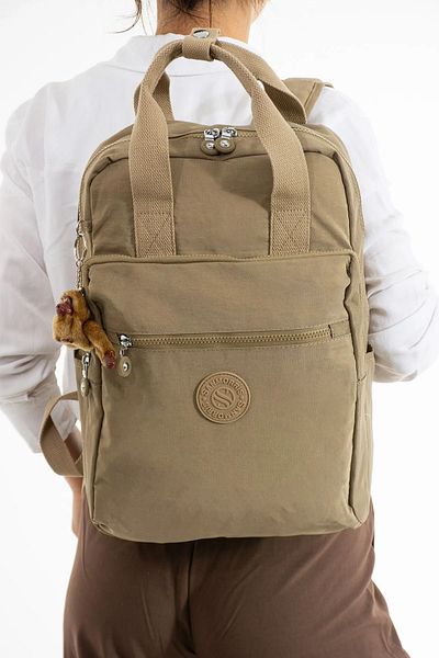 Lifonbag Unisex Crinkle Fabric - Αδιάβροχο, Πολλαπλών Διαμερισμάτων Μεγάλο Μέγεθος Laptop School & Backpack