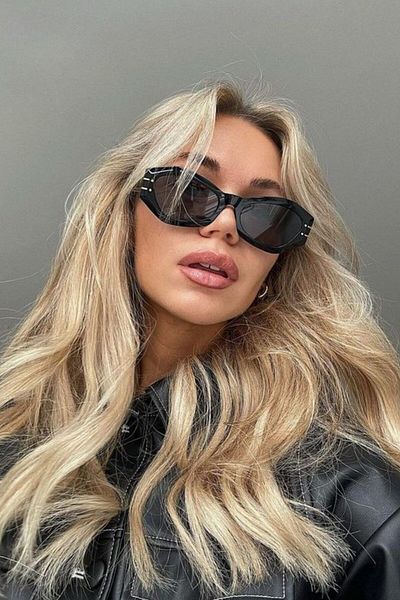 REN EYEWEAR Black Geometric Cris - Popular Sunglasses