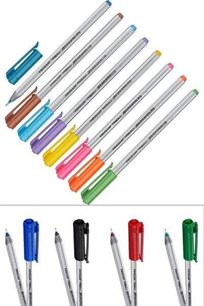 easyso Pensan Triball 1.0mm 8-Piece Ballpoint Pen
