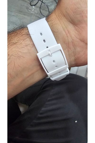 CARDEN Unisex Silicone Band White Wristwatch