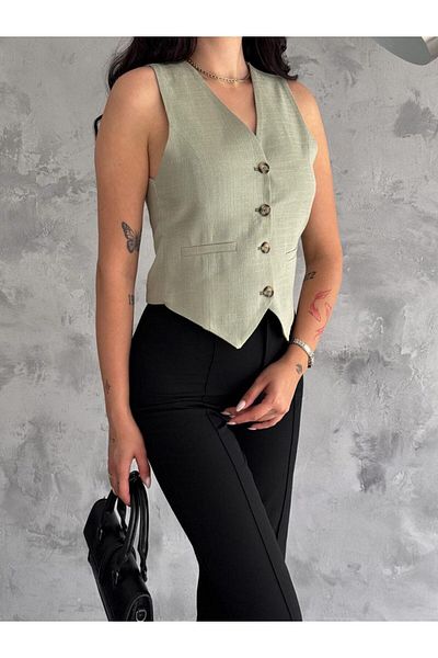 Ladyone Women's Flamed Cotton Vest - Lined