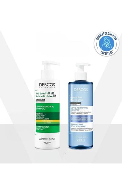 Vichy Vichy Dercos - Dandruff and Dry Hair Care Routine and Şapuan Kofresi