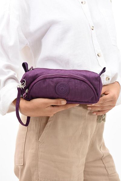 571 Collections Çanta Purple Two Compartment Washable and Waterproof Pen Holder - Makeup Bag (Model: 571-15J)