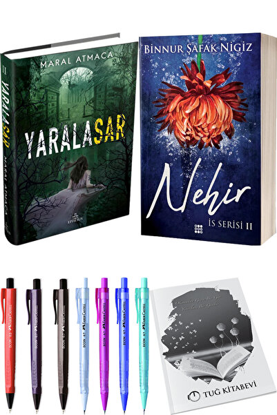Ephesus Yayınları Yaralasar 2 Ciltli ve İs Serisi 2 Nehir Ciltli Binnur Şafak...