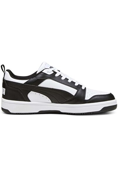 Puma Rebound V6 Low Unisex Sneakers -392328-01 WHITE-BLACK