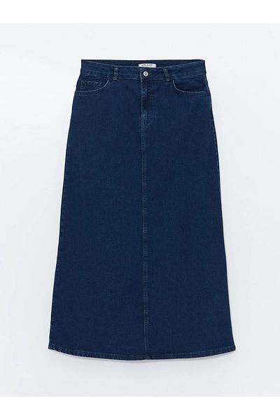 LC Waikiki Grace - Women's Jean Skirt, Standard Fit