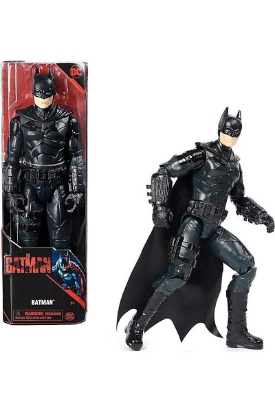 Batman لعبة باتمان السوداء المرخصة مقاس 30 سم، شخصية أصلية سبين ماستر سبينماستر 30 بات مان