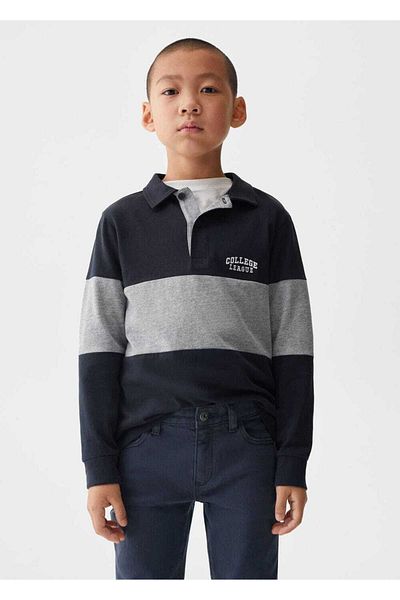 MANGO Kids Dark Blue Pants for Kids