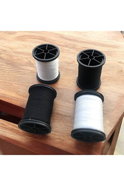 Balıklı %100 Polyester Dikiş Ipliği Kaliteli 2 Adet Farklı Makara Ip Dikiş İp...