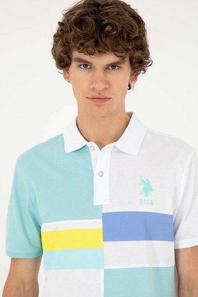 U.S. Polo Assn. ΒΑΣΗ. Polo Assn. Ανδρικό μπλουζάκι Aqua Green - G081SZ011.000. 1825257   DMLS