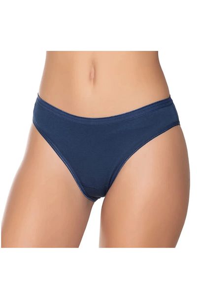 PİERLES Pachet de 6 chiloți bikini colorați din Lycra pentru femei