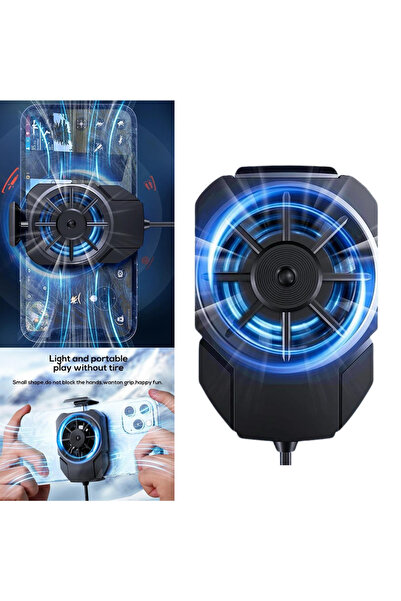 CROW'S TECH Cooler Hava Soğutmalı Cep Telefon Soğutma Fanı Gaming Güçlü Soğutucu