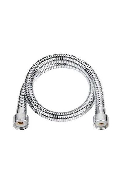 Genel Markalar 1/2 1/2 Kısa Robot Tepe Duş Seti Spiral Hortumu 60cm