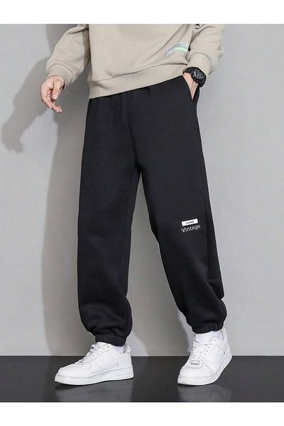 Mythologie High Waist Black Jogger Sweatpants - Clever Vintage Winter