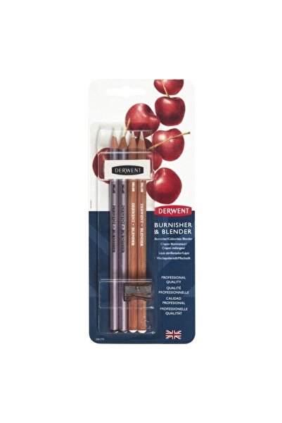 Derwent Burnisher Ve Blender Kalem Seti Blister 4’lü Set