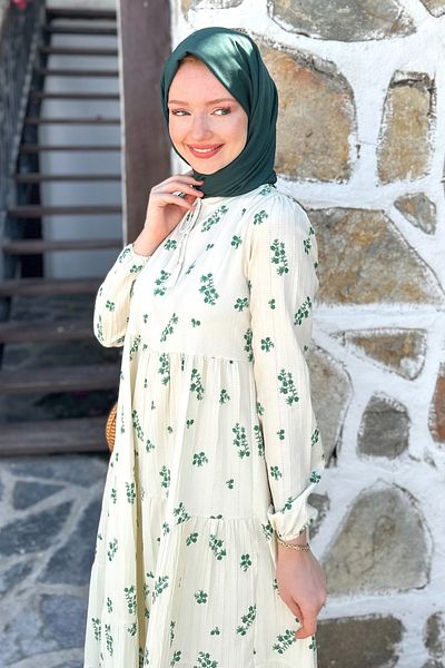 Gizce Green Sue Dress