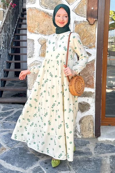 Gizce Green Sue Dress