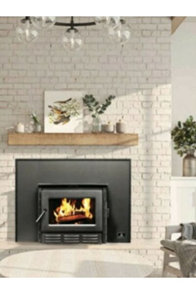 Yggdrasil Home Decor Dekoratif Doğal Ahşap Tek’li 80 X 10 X 5-6 Cm Şömine Üst...