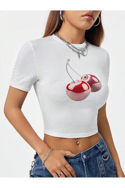 Jose Clothing ΓΥΝΑΙΚΕΙΑ ΕΚΠΤΩΜΕΝΗ ΣΤΟ ΣΩΜΑ ΚΟΝΤΟΜΑΝΙΚΗ CROP ΜΠΛΟΥΖΑ