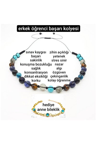 hediye ürün al Hakiki Doğal Taş Sınav Kaygısı Dikkat Eksikliği Giderici Motiv...