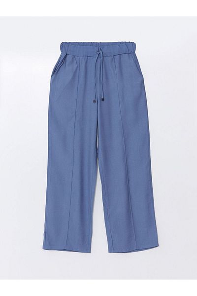 LC Waikiki Pantaloni de damă cu talie elastică drepte cu picioare largi