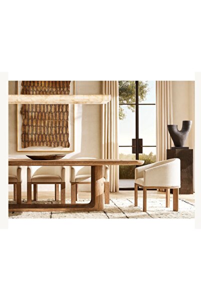 Latanwood Antique Ahşap Yemek Masası