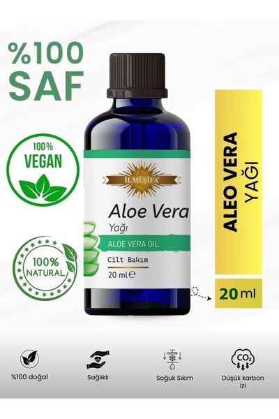İLMİ ŞİFA Aleo Vera Yağı 20 ml (IŞILTI, FERAHLATICI, NEMLENDİRİCİ, PARLAK VE ...