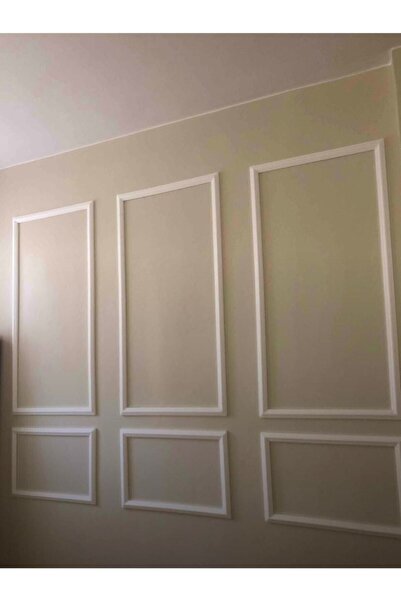 ANKARA KARTONPİYER Dekoratif Boyanabilir 4 cm Duvar Çıtası 6 Adet Hazır Kesim...
