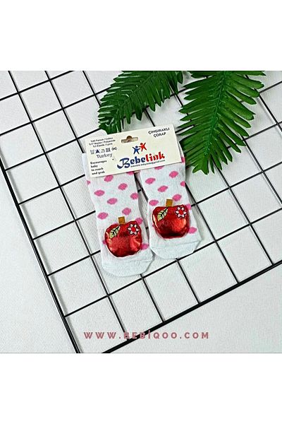bebelink Apple Unisex Rattle Baby Socks