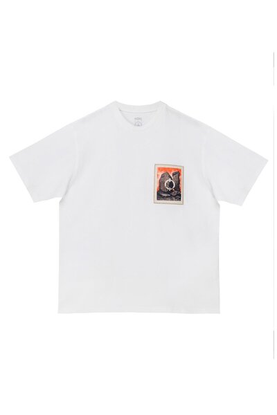 Nors Μπλουζάκι Mith of Stones Λευκό Oversize