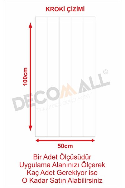 DECOMALL SOFT GREEN İnce Çizgili Duvar Panel Folyosu, Dekoratif Çizgili Duvar Desen kaplama Folyosu