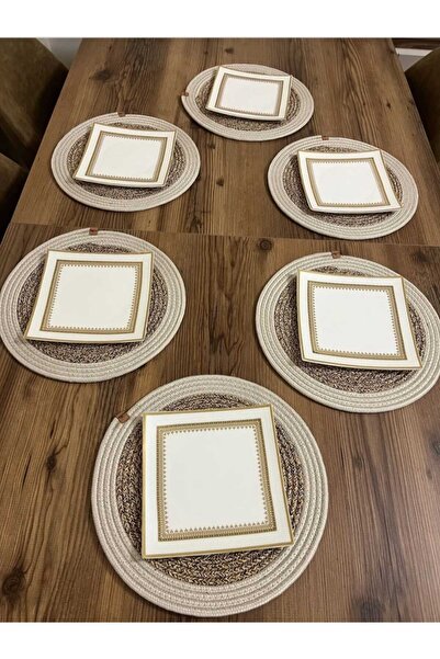 eftlyhome Runner Sepet Takımı, Jüt ,hasır ,amerikan Servisi, Supla Takımı ,ta...